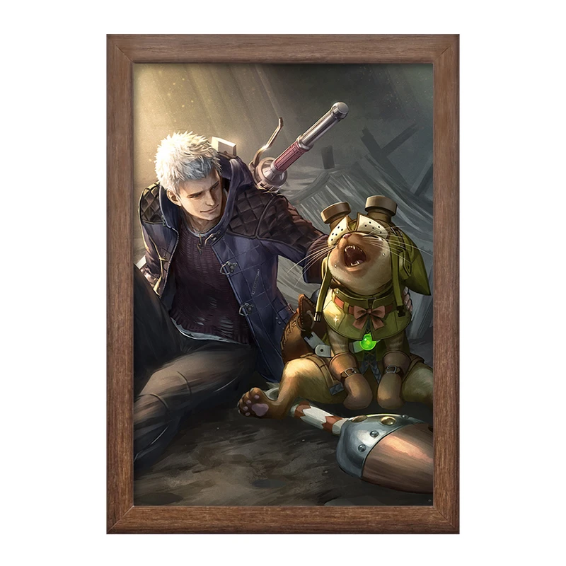 تابلو خندالو طرح بازی شکارچی هیولا (Monster Hunter) کد 33255
