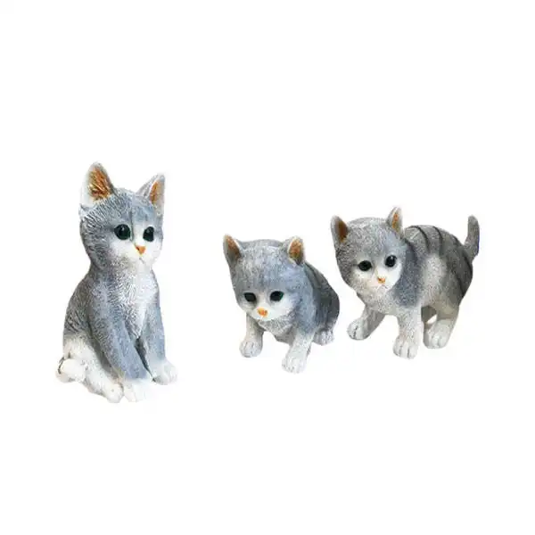 مجسمه دنیا دکوری سرمد مدل گربه مجموعه 3 عددی