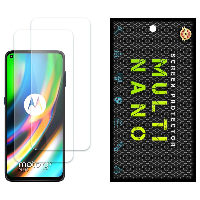 محافظ صفحه نمایش مولتی نانو مدل X-S2N مناسب برای گوشی موبایل موتورولا Moto G9 Plus بسته دو عددی
