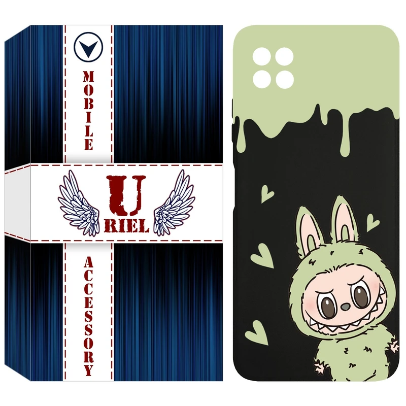 کاور یوریل قاب مدل KSH کد 132 طرح عروسک لبوبو مناسب برای گوشی موبایل سامسونگ Galaxy A22 5G