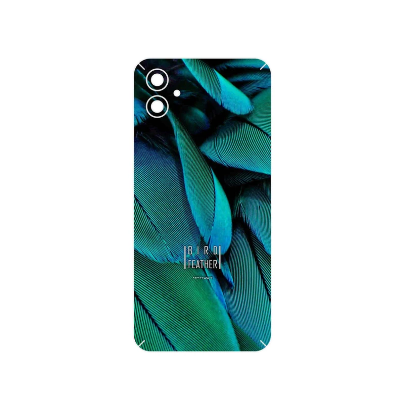 برچسب پوششی ماهوت مدل Green Feather مناسب برای گوشی موبایل سامسونگ Galaxy M04