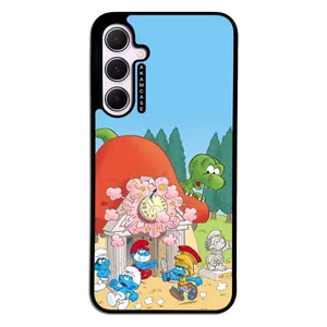 AKAM AMC-WSGA35-SMURFS-6 Cover For Samsung Galaxy A35