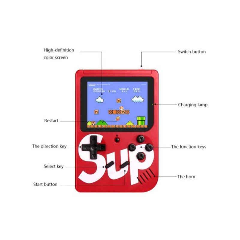 کنسول بازی قابل حمل مدل SUP Plus 400 1