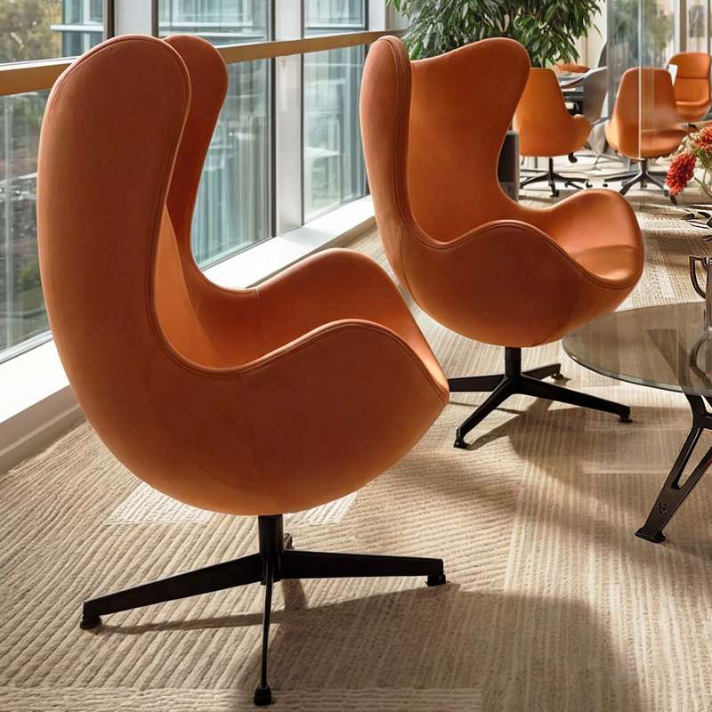 مبل راحتی یک نفره هلگر مدل Egg Chair کد RC-۱۱۶-۰۱