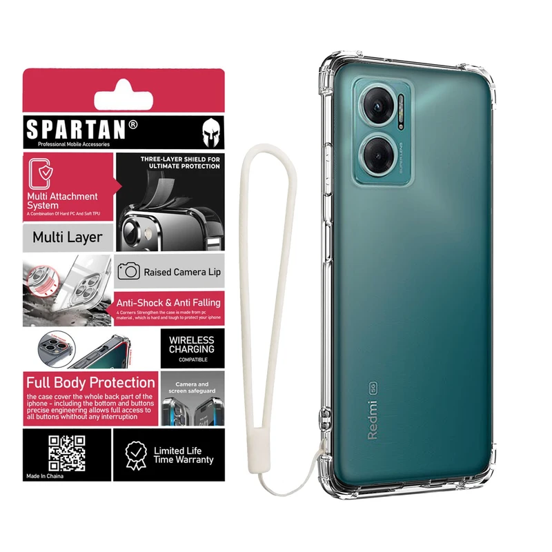 کاور اسپارتان مدل Airbag Strap مناسب برای گوشی موبایل شیائومی Redmi Note 11E