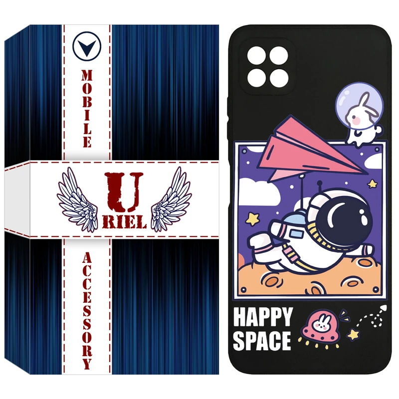 کاور یوریل مدل KSH کد 22 طرح فضانورد مناسب برای گوشی موبایل سامسونگ Galaxy A22 5G