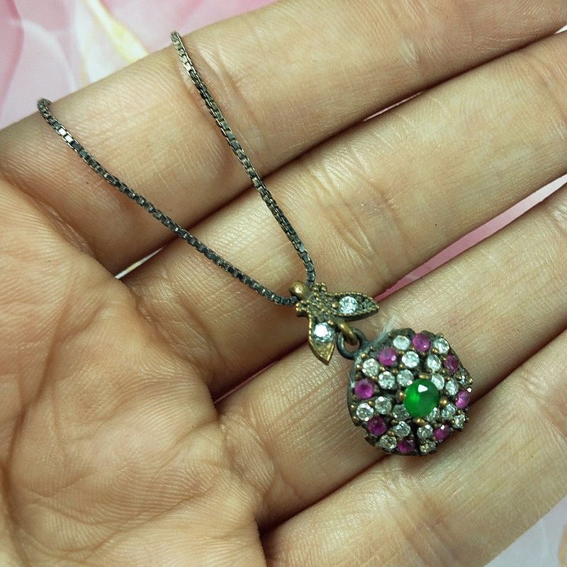 نیم ست نقره زنانه سلین کالا مدل سه جواهر کد 125