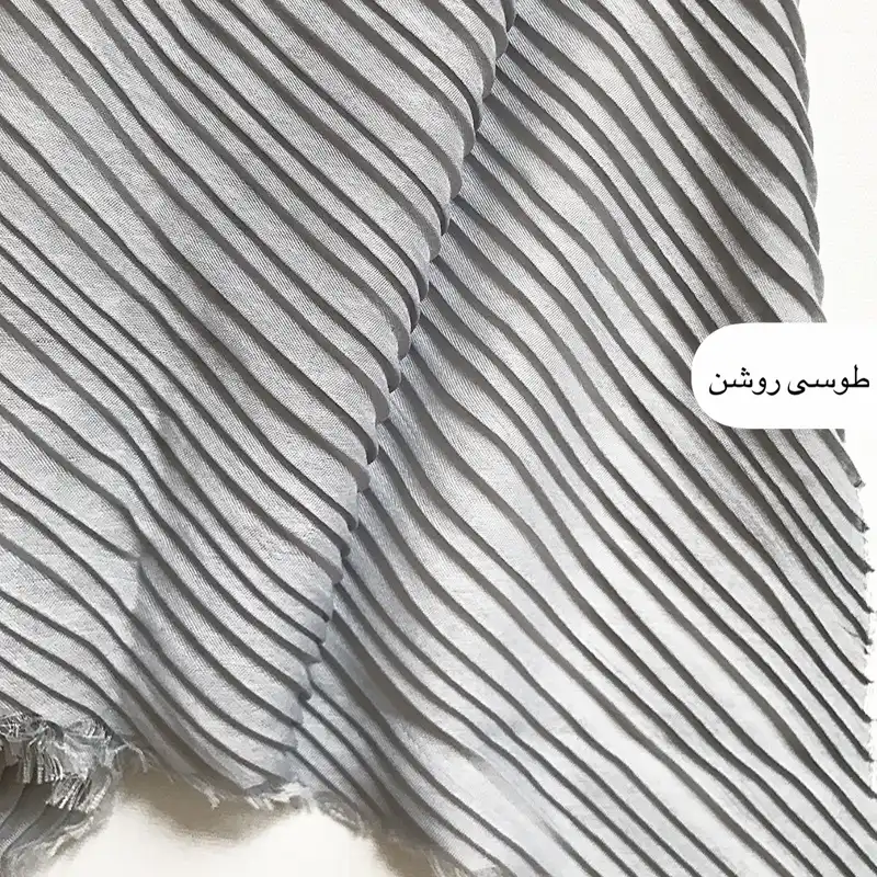 شال زنانه مدل پليسه ساده