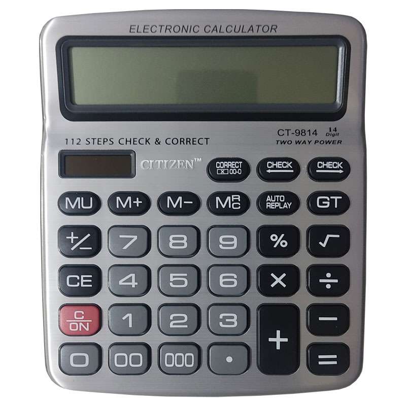 ماشین حساب سیتی زن مدل CT-9814 ماشین حساب سیتی زن مدل CT-9814