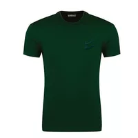 تی شرت آستین کوتاه مردانه مدل آریا یقه گرد کد 02 رنگ سبز