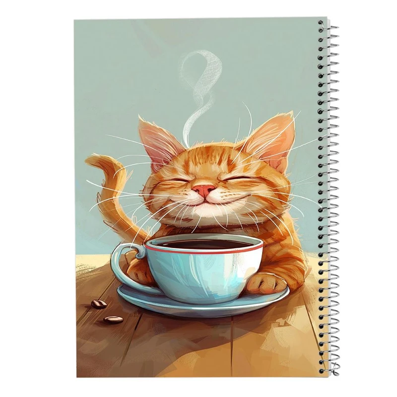 دفتر نقاشی 50 برگ مدوپد مدل سگ و گربه کد DF17242