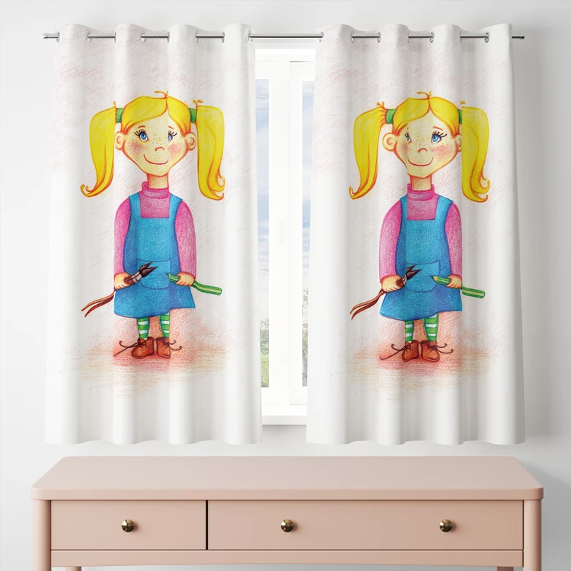 پرده مدل مخمل پانچی کد 8007 سایز 200x140 سانتی متر