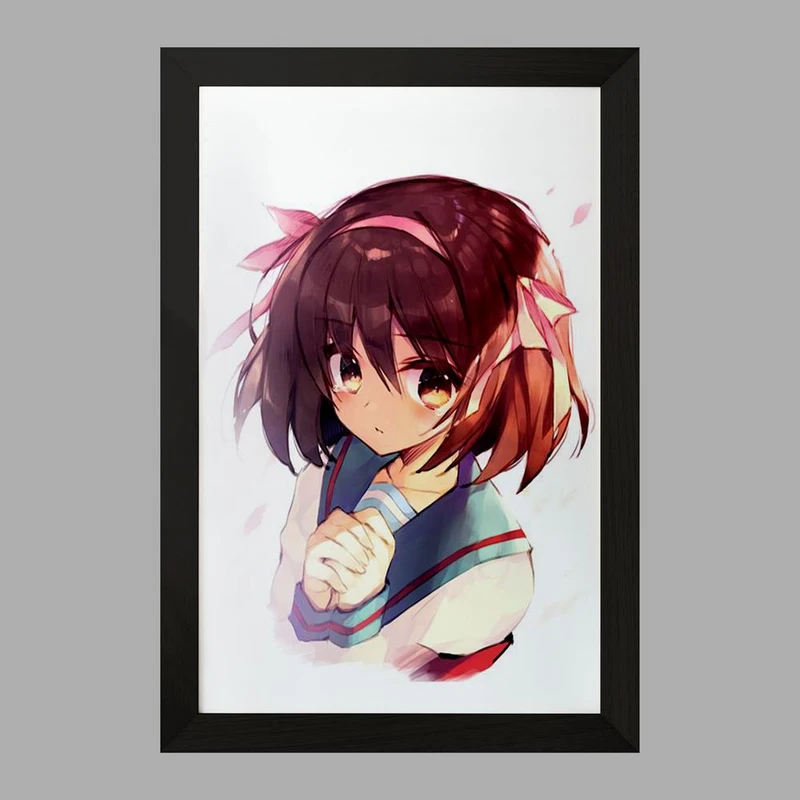 تابلو خندالو مدل هاروهی انیمه ناپدید شدن هارومی سوزومیا The Disappearance of Haruhi Suzumiya  کد 23150
