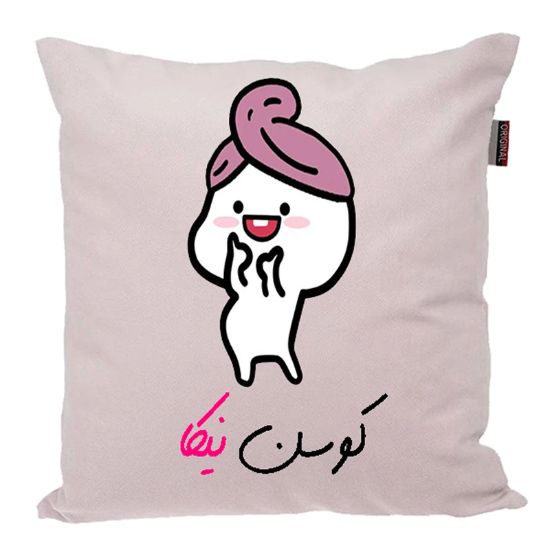 کوسن ناریکو طرح دخترانه مدل اسم نیکا کد 03523