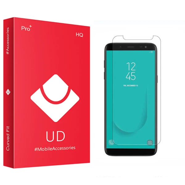 محافظ صفحه نمایش شیشه ای یو دی مدل +PRO مناسب برای گوشی موبایل سامسونگ Galaxy J6