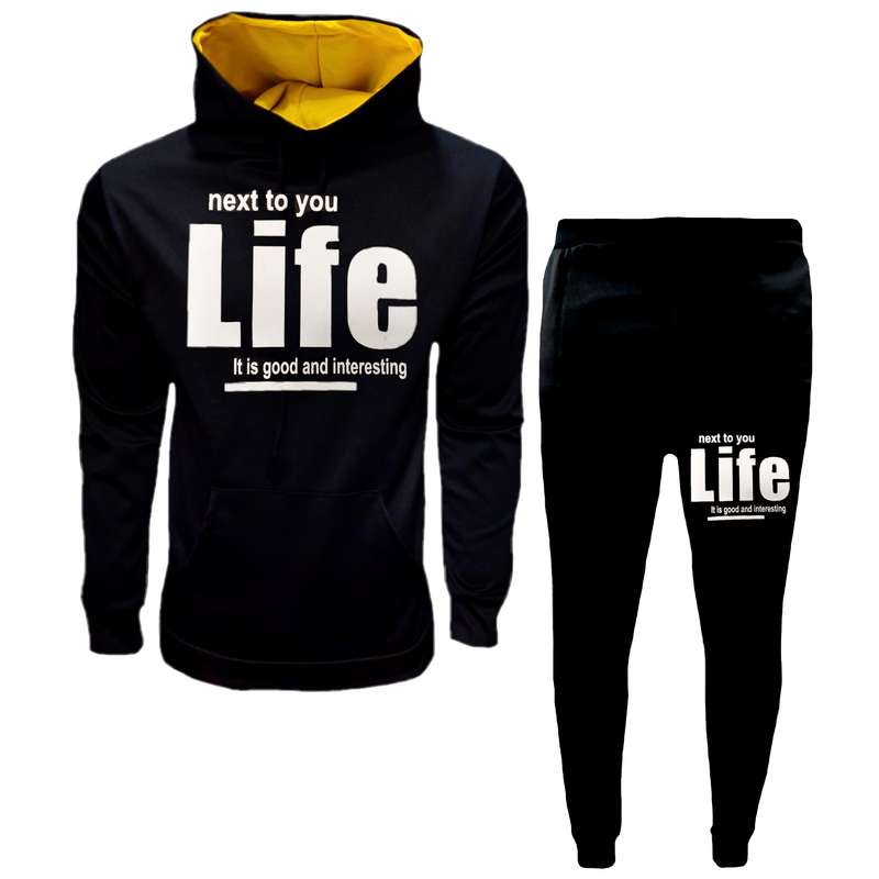 ست هودی و شلوار ورزشی مردانه مدل MSTLIFE K 120