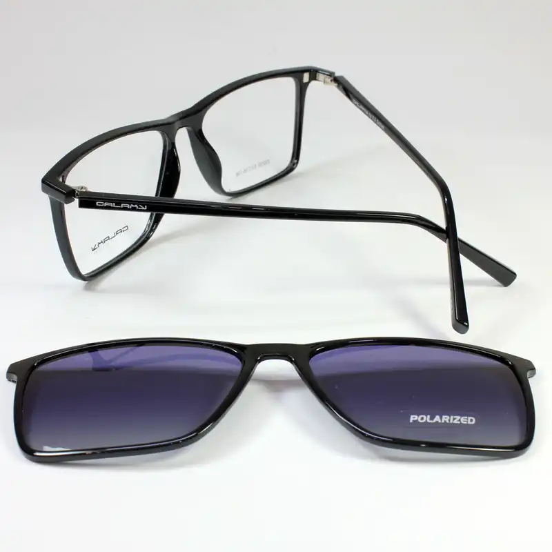 فریم عینک طبی گلکسی مدل 70230 به همراه کاور آفتابی