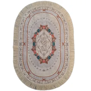 فرش پارچه ای مدل بیضی ترمزدار کد 444