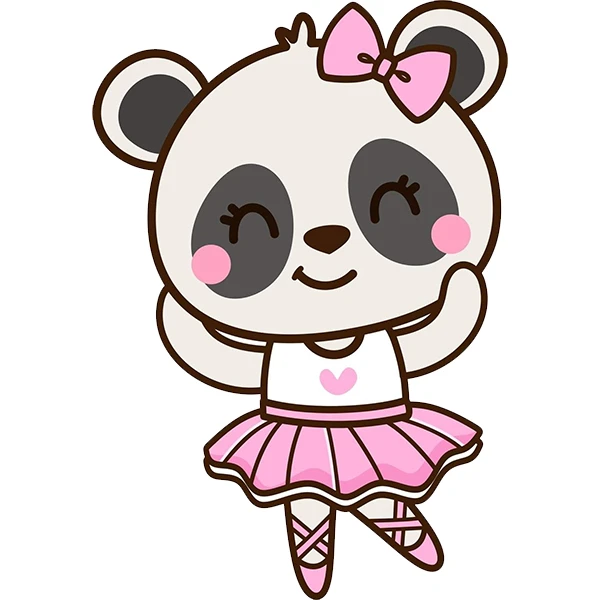 استیکر پارچه و لباس پاد آفرین طرح پاندا کد 4812