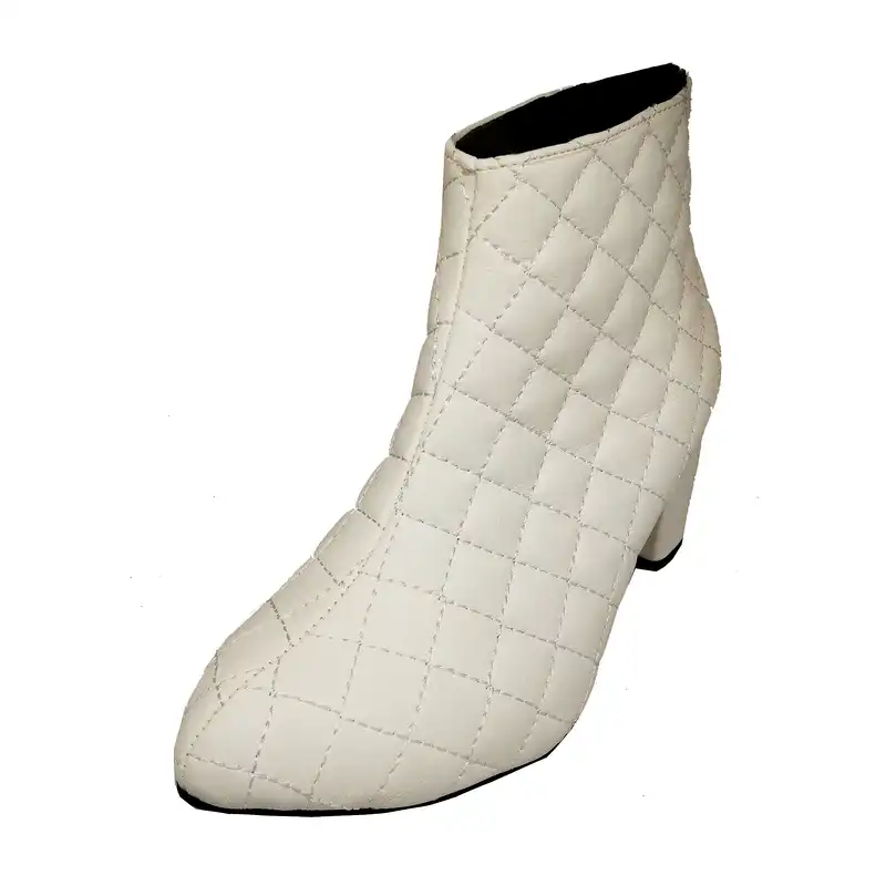 نیم بوت زنانه مدل دوخت لوزی کد wt