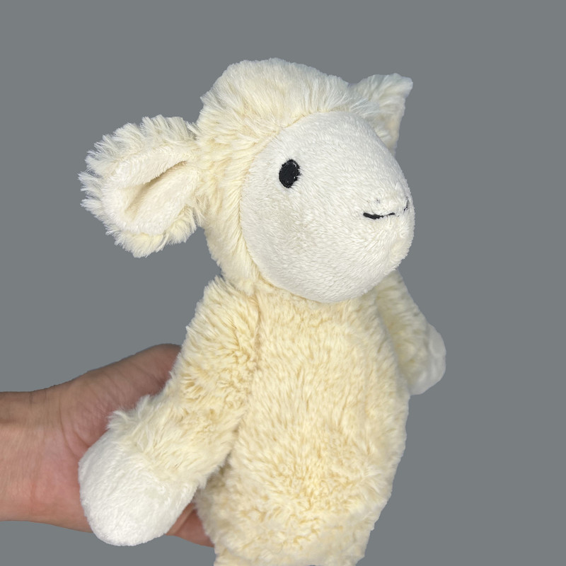 عروسک طرح بره مدل Happy Lamb کد SZ10/1040 ارتفاع 24 سانتی‌متر