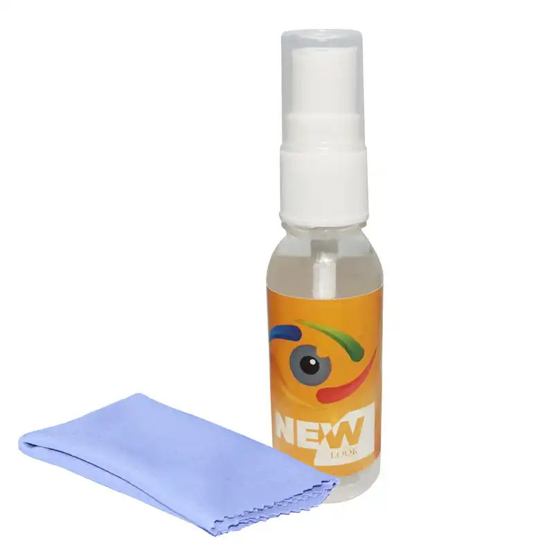 اسپری پاک کننده عینک مدل نیولوک همراه دستمال عینک