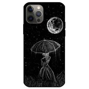 Megafone Girl and Moon 1369 Cover For Apple iPhone 12 Pro