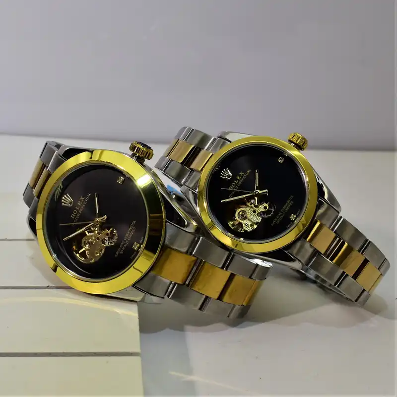 ست ساعت مچی عقربه ای زنانه و مردانه مدل OYSTER-78488