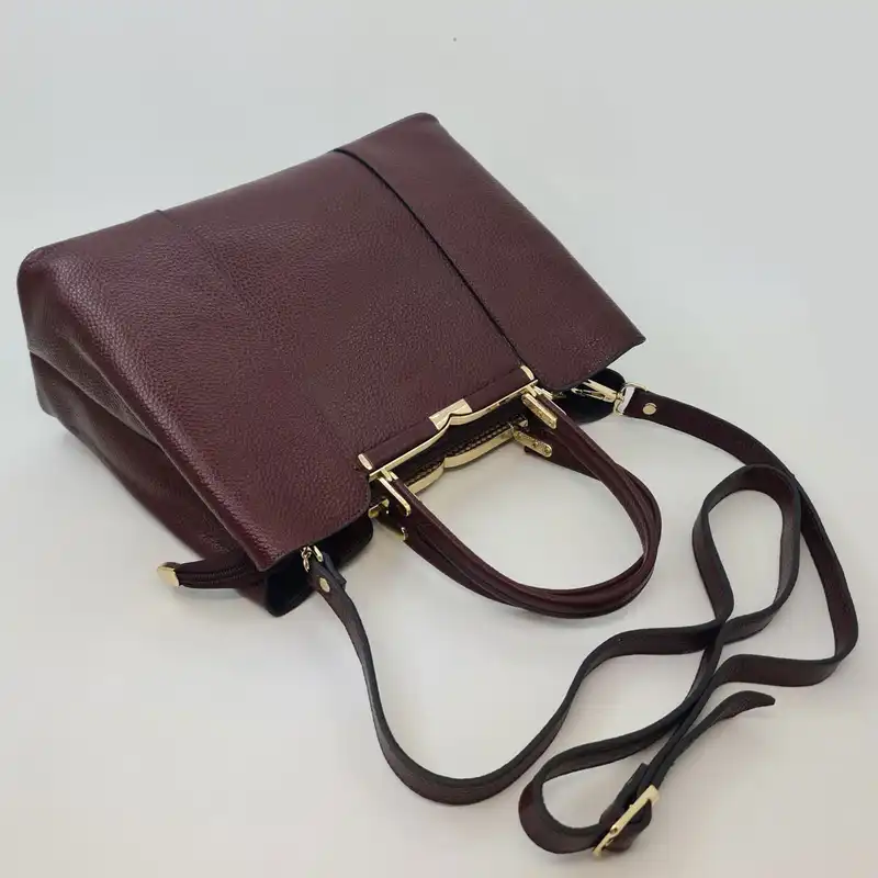 کیف دوشی زنانه مدل آکرین چرم طبیعی کد S_660