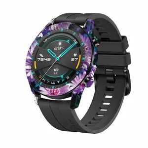 MAHOOT Purple-Flower Cover Sticker for Huawei Watch GT2 Smartwatch