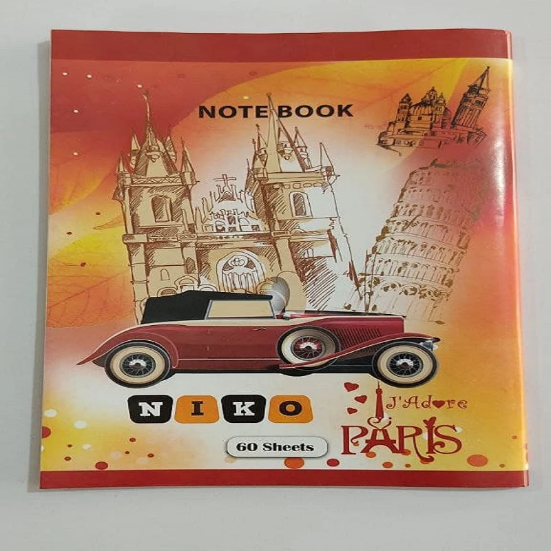دفتر مشق 60 برگ نیکو مدل پاریس کد 007 