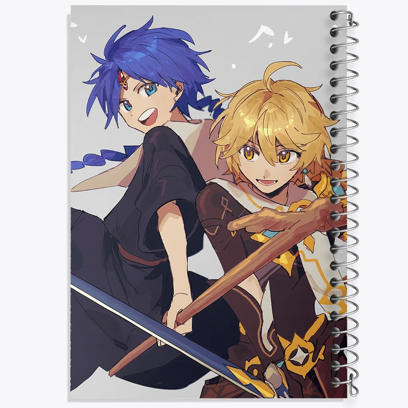 دفتر نقاشی 50 برگ خندالو طرح علی‌بابا و علائدین انیمه ماگی هزارتوی سحر و جادو کد 36023