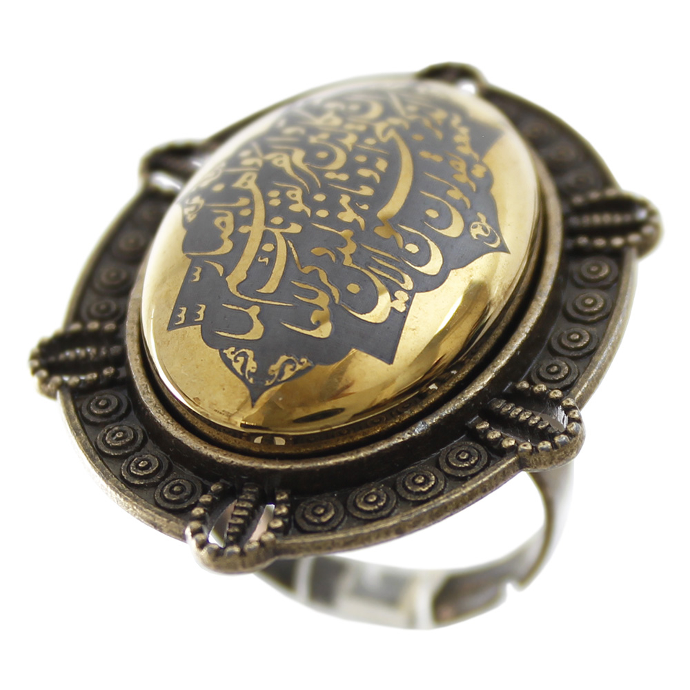 انگشتر زنانه مدل حدید و ان یکاد کد 6017