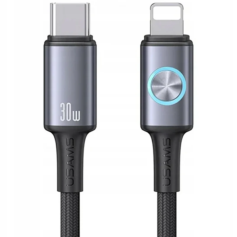 کابل تبدیل USB-C به لایتنینگ یوسمز مدل SJ753-30W طول 1.2 متر