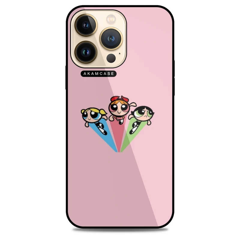 کاور آکام مدل AMCWA13Pro-POWER PUFF GIRLS10 مناسب برای گوشی موبایل اپل iPhone 13PRO