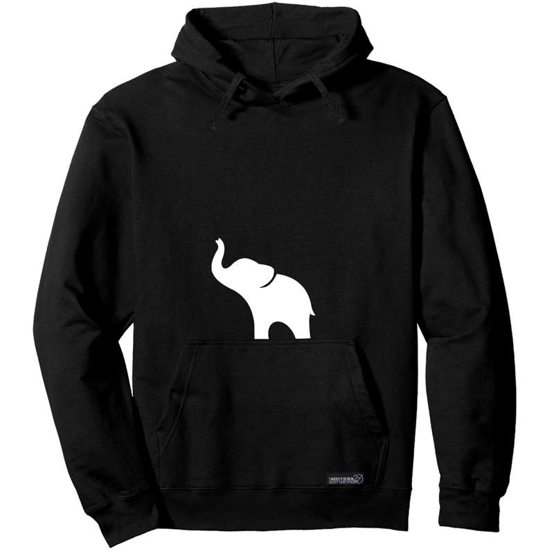 هودی زنانه 27 مدل فیل کد R07 رنگ مشکی