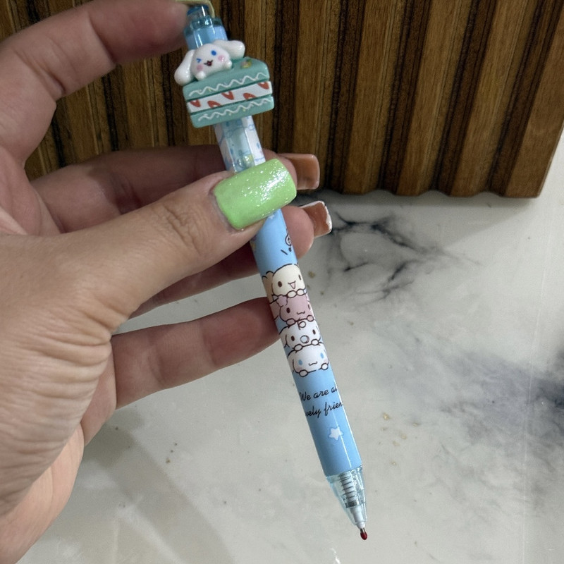 خودکار 0.7 میلی متری طرح کیتی و کرومی بسته 3 عددی