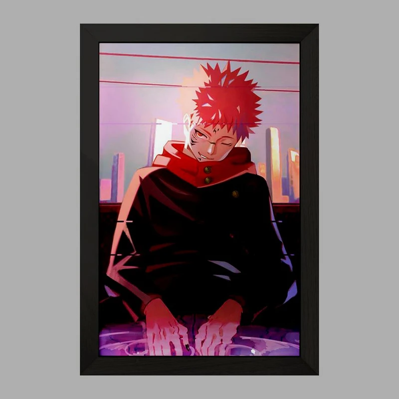 تابلو خندالو مدل ریومن سوکونا انیمه جوجوتسو کایزن  کد 11100