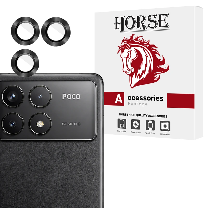 محافظ لنز دوربین هورس مدل RINH20 مناسب برای گوشی موبایل شیائومی Poco F6 Pro