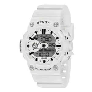 ساعت مچی دیجیتال مدل اسپرت تک زمانه کرنوگراف بند پیو کد ۲