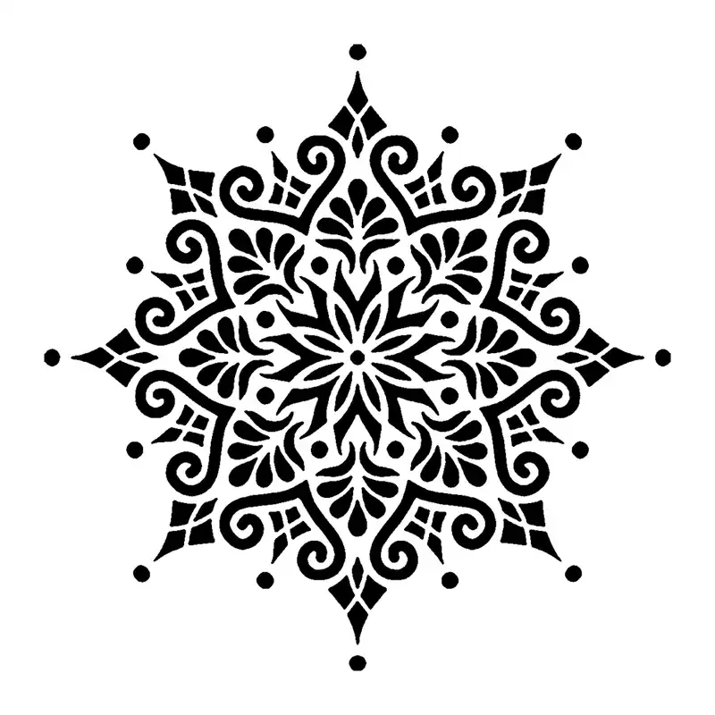 شابلون باتیس آرت طرح تذهیب کد 520