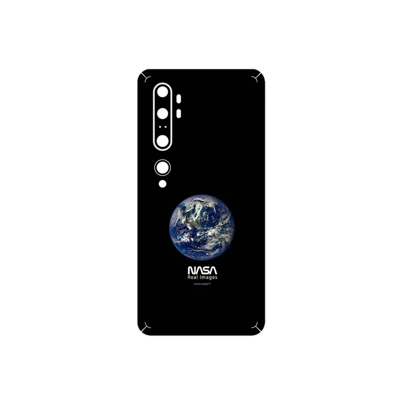 برچسب پوششی ماهوت مدل NASA Home Earth مناسب برای گوشی موبایل شیائومی Mi Note 10