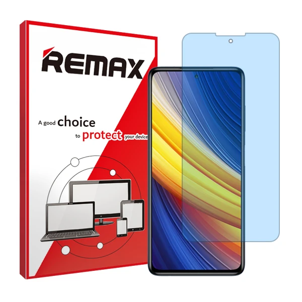 محافظ صفحه نمایش ضد اشعه آبی ریمکس مدل HyBLU مناسب برای گوشی موبایل شیائومی Poco X3 Pro
