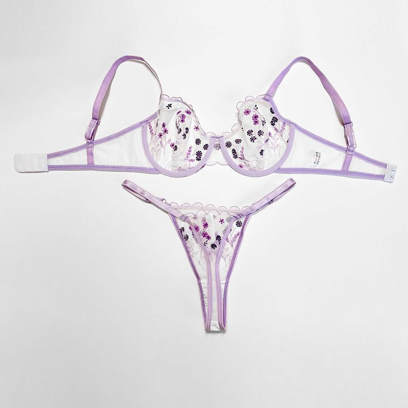 ست شورت و سوتین زنانه نوشه پوش مدل توری کد 88910 -  - 6