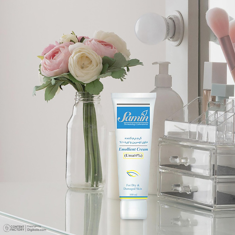 کرم نرم‌کننده اوسرین و اوره 10درصد ثمین مناسب پوست خشک و آسیب‌دیده حجم 100 میلی‌لیتر