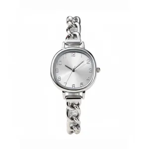 ساعت مچی عقربه‌ای کوارتز زنانه مدل بند زنجیری مینیمال 114E