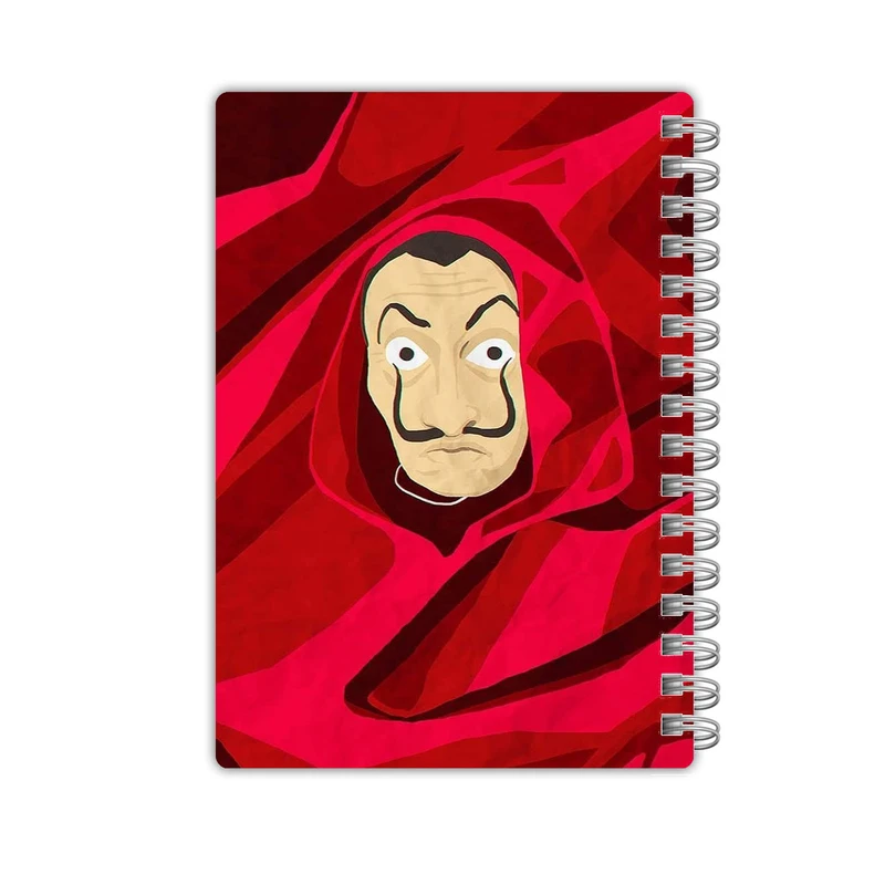دفترچه یادداشت 50 برگ مدل Money Heist کد 2114