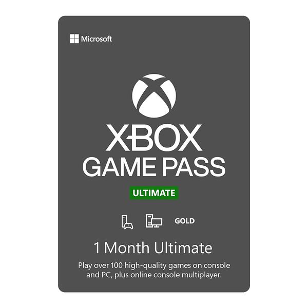 گیفت کارت یک ماهه ایکس باکس مدل Game Pass Ultimate 