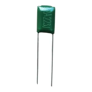 خازن پلی استر 22 نانو فاراد 100 ولت کد 2A223J بسته 10 عددی