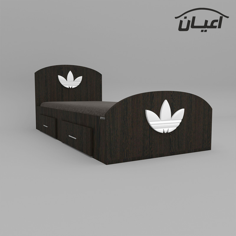 تخت خواب یک نفره اعیان مدل FH463 طرح اسپرت سایز 200×120 سانتی متر